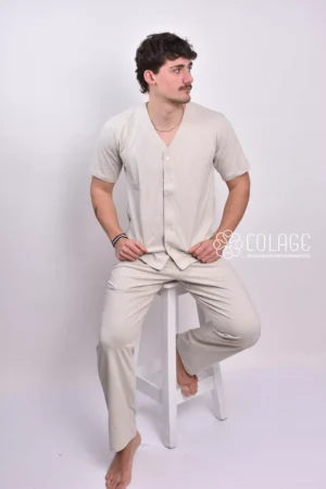 PIJAMA HOMBRE MC PIERNA LARGA ABOT