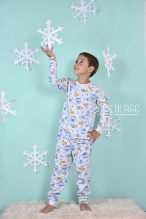 100% Jersey Estampado Dinos