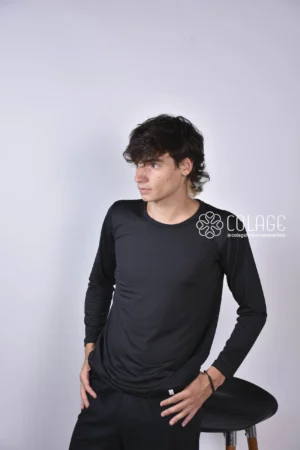 Nuevo!Camiseta Termica Microfibra Bco/Ne