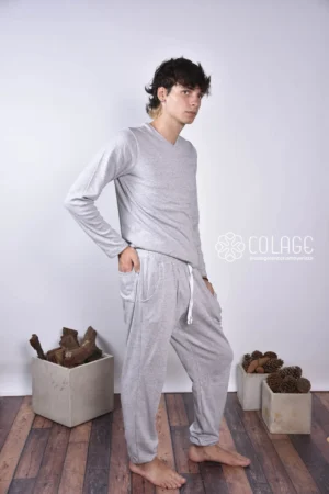 Jogger Juvenil Hombre Interlock Liso