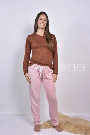 Pantalon Peluche Liso
